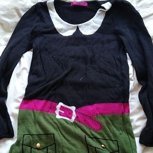 Anna Sui Dolly Girl sweater dress - size s/m